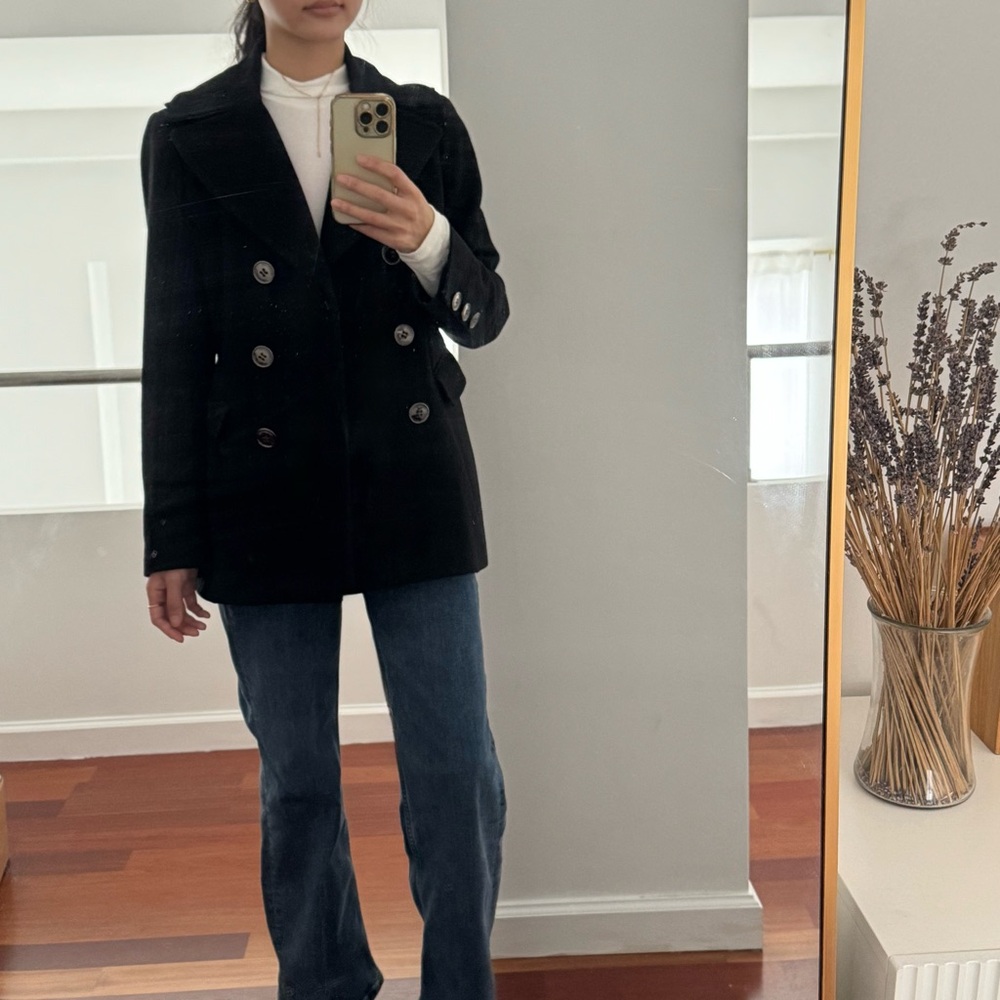 Tailored Double Breasted Peacoat